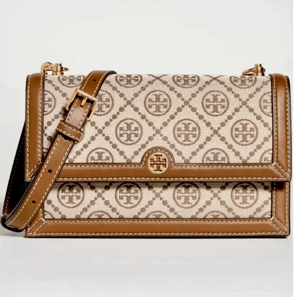 TORY BURCH T Monogram Jacquard Medium Shoulder bag - Picture 6 of 16